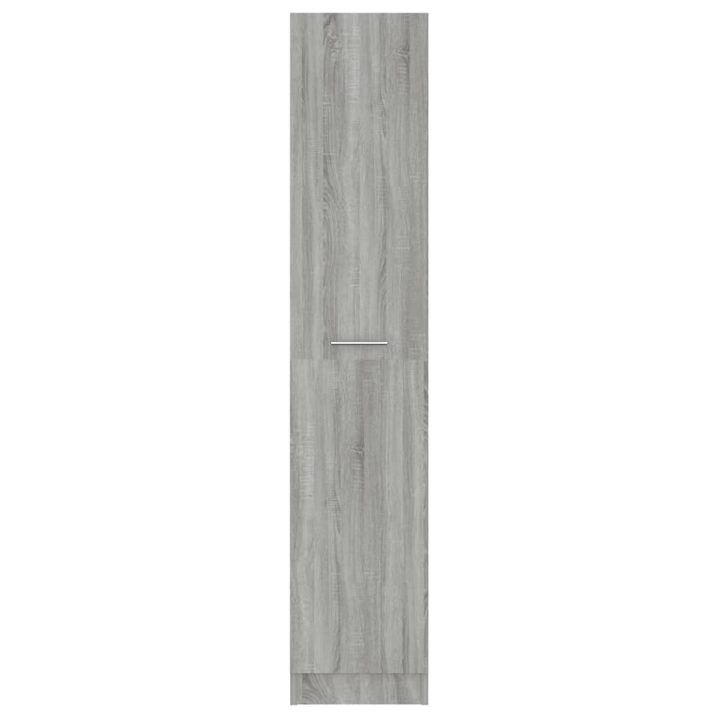 vidaXL Apothekerskast 30x42,5x150 cm bewerkt hout grijs sonoma eiken