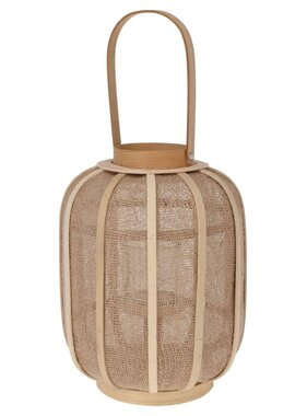 vidaXL Hanglantaarn 24x31 cm rattan beige