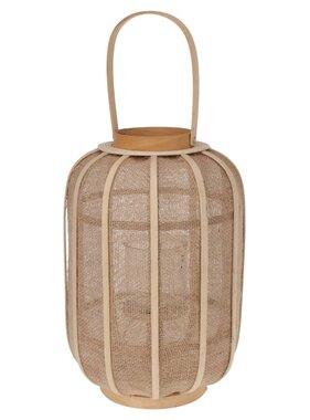 vidaXL Hanglantaarn 28x40 cm rattan beige