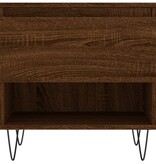 VidaXL Salontafel 50x46x50 cm bewerkt hout bruineikenkleurig