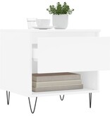 VidaXL Salontafels 2 st 50x46x50 cm bewerkt hout wit