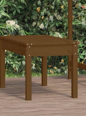 VidaXL Tuinbank 80x44x45 cm massief grenenhout honingbruin