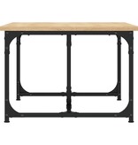 VidaXL Salontafel 90x50x35 cm bewerkt hout sonoma eikenkleurig