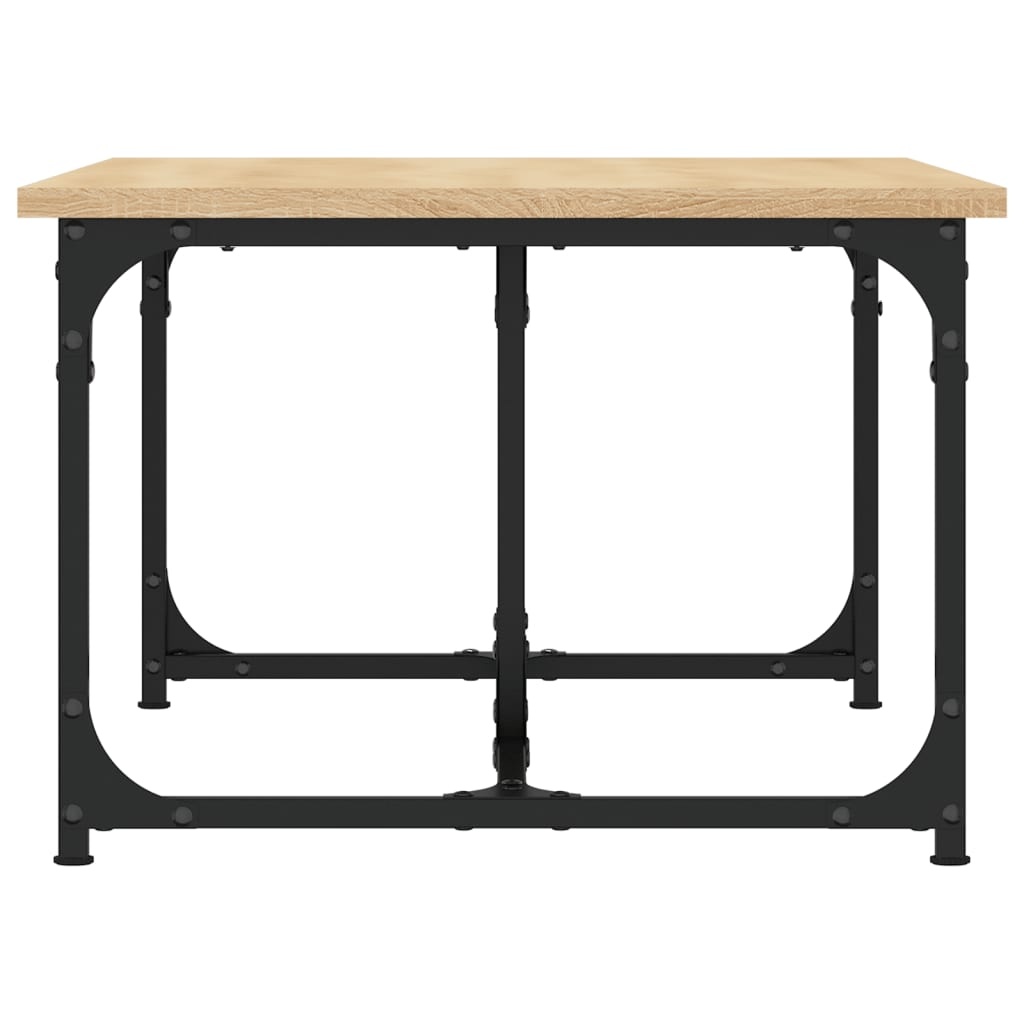 VidaXL Salontafel 90x50x35 cm bewerkt hout sonoma eikenkleurig