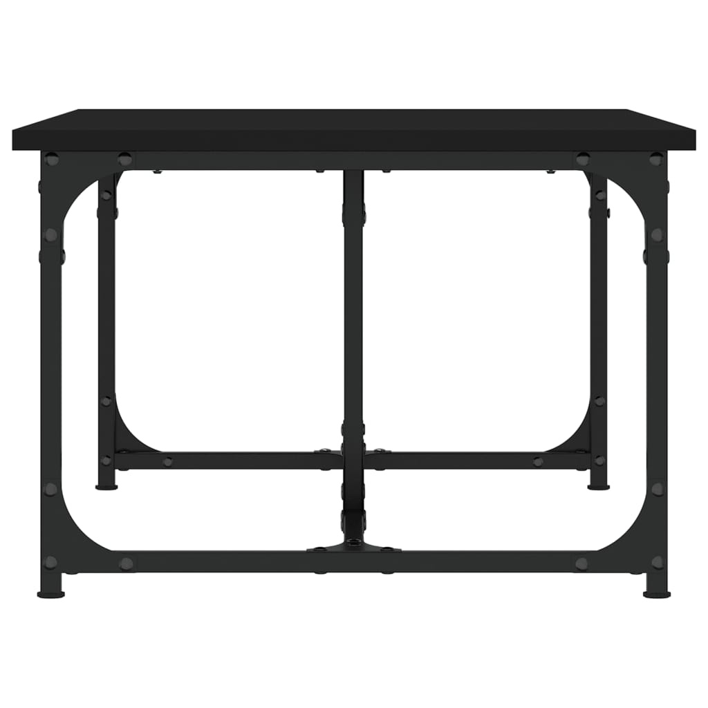 VidaXL Salontafel 90x50x35 cm bewerkt hout zwart