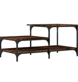 VidaXL Salontafel 100x50,5x45 cm bewerkt hout gerookt eikenkleurig