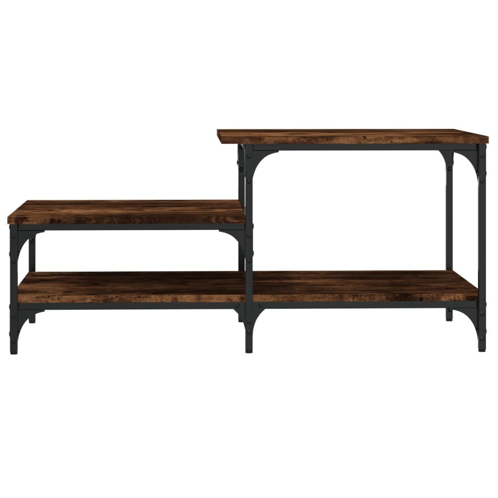 VidaXL Salontafel 100x50,5x45 cm bewerkt hout gerookt eikenkleurig
