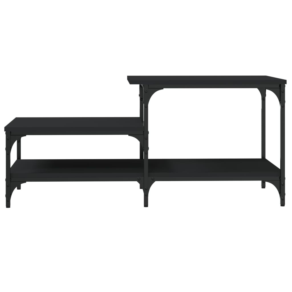 VidaXL Salontafel 100x50,5x45 cm bewerkt hout zwart