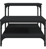 VidaXL Salontafel 100x50,5x45 cm bewerkt hout zwart