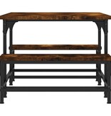 VidaXL Salontafel 100x50,5x40 cm bewerkt hout gerookt eikenkleurig