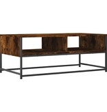 VidaXL Salontafel 100x51x40 cm bewerkt hout gerookt eikenkleurig