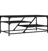 VidaXL Salontafel 100x49x40 cm bewerkt hout zwart