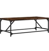 VidaXL Salontafel 100x50x35 cm bewerkt hout gerookt eikenkleurig