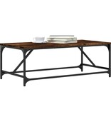 VidaXL Salontafel 100x50x35 cm bewerkt hout gerookt eikenkleurig
