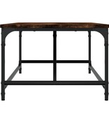 VidaXL Salontafel 100x50x35 cm bewerkt hout gerookt eikenkleurig