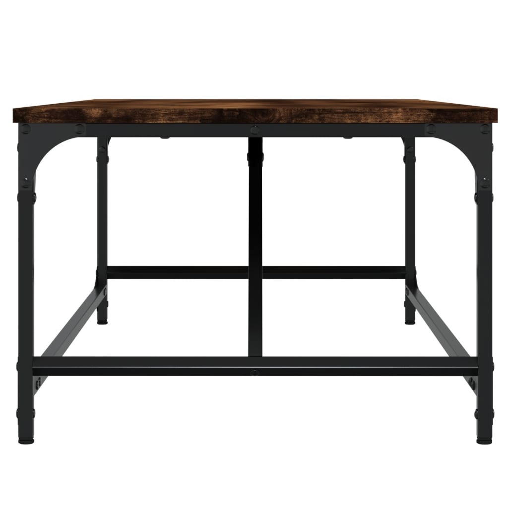 VidaXL Salontafel 100x50x35 cm bewerkt hout gerookt eikenkleurig