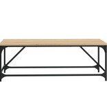 VidaXL Salontafel 100x50x35 cm bewerkt hout sonoma eikenkleurig