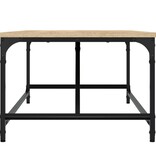 VidaXL Salontafel 100x50x35 cm bewerkt hout sonoma eikenkleurig