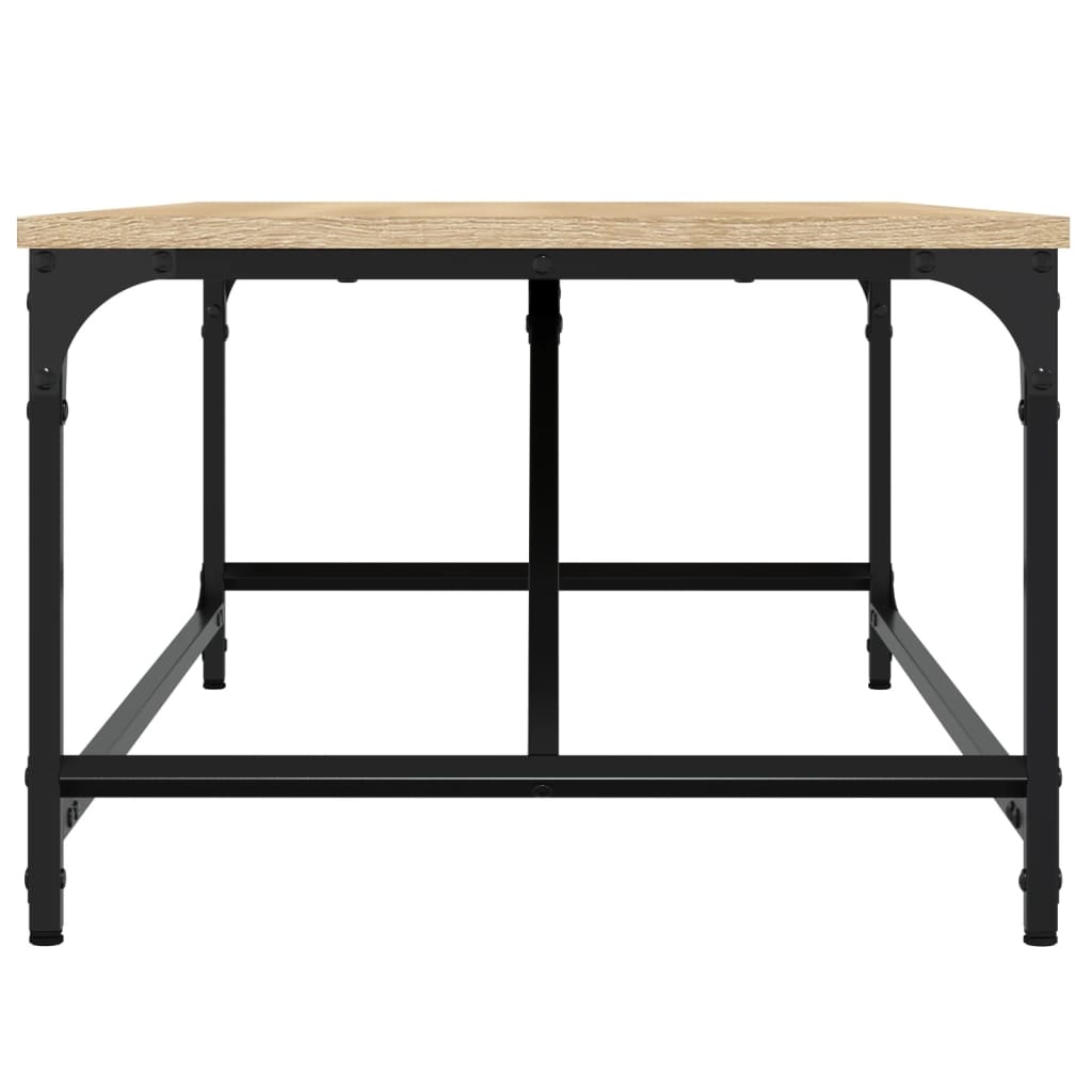 VidaXL Salontafel 100x50x35 cm bewerkt hout sonoma eikenkleurig