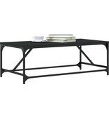 VidaXL Salontafel 100x50x35 cm bewerkt hout zwart