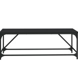 VidaXL Salontafel 100x50x35 cm bewerkt hout zwart