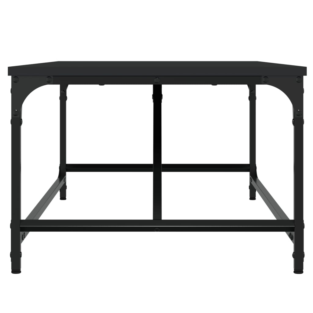 VidaXL Salontafel 100x50x35 cm bewerkt hout zwart