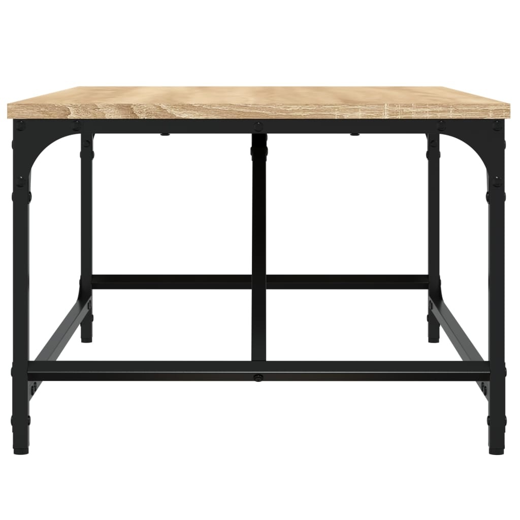 VidaXL Salontafel 75x50x35 cm bewerkt hout sonoma eikenkleurig