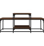 VidaXL Salontafel 102x60x45 cm bewerkt hout bruineikenkleurig