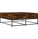 VidaXL Salontafel 100x99x40 cm bewerkt hout gerookt eikenkleurig
