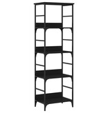 VidaXL Boekenkast 50x33x153 cm bewerkt hout zwart