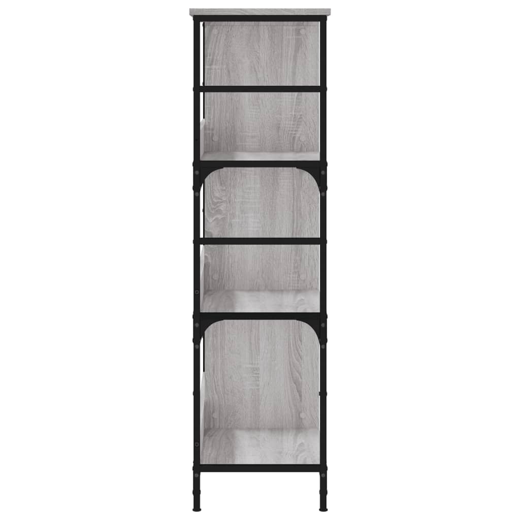 VidaXL Boekenrek 78,5x33x117,5 cm bewerkt hout grijs sonoma eikenkleur