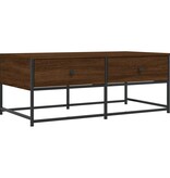 VidaXL Salontafel 100x51x40 cm bewerkt hout bruineikenkleurig