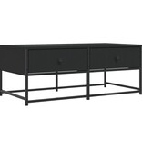 VidaXL Salontafel 100x51x40 cm bewerkt hout zwart