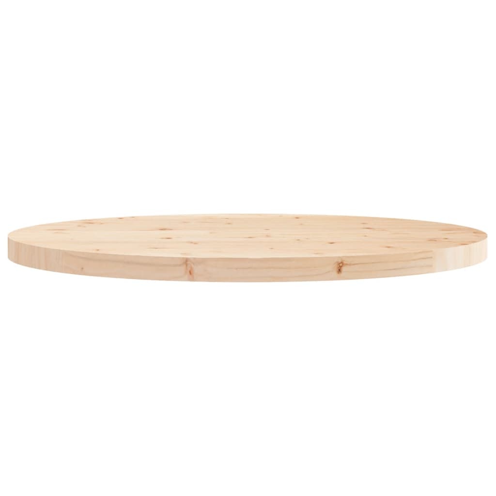 vidaXL Tafelblad rond Ø90x3 cm massief grenenhout