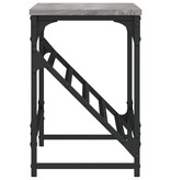 VidaXL Schoenenrek 90x30x45 cm bewerkt hout grijs sonoma eikenkleurig