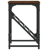 VidaXL Schoenenrek 60x30x45 cm bewerkt hout bruineikenkleurig