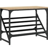 VidaXL Schoenenrek 60x30x45 cm bewerkt hout sonoma eikenkleurig