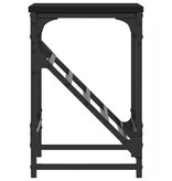 VidaXL Schoenenrek 60x30x45 cm bewerkt hout zwart