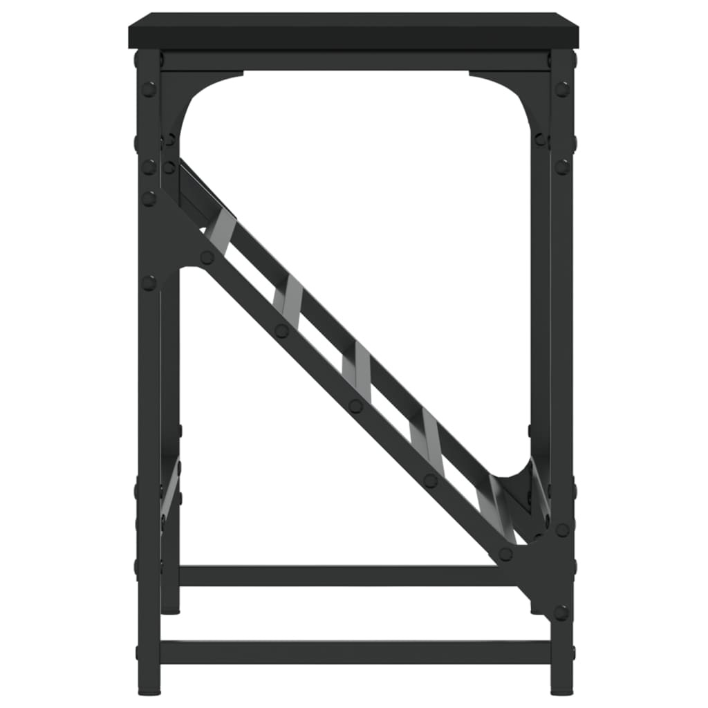 VidaXL Schoenenrek 60x30x45 cm bewerkt hout zwart