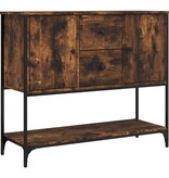 VidaXL Dressoir 100x36x85 cm bewerkt hout gerookt eikenkleurig