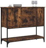 VidaXL Dressoir 100x36x85 cm bewerkt hout gerookt eikenkleurig