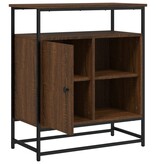 VidaXL Dressoir 69x35x80 cm bewerkt hout bruin eikenkleur