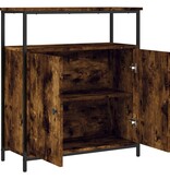 VidaXL Dressoir 70x30x80 cm bewerkt hout gerookt eikenkleurig
