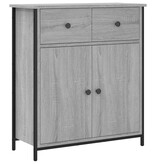 VidaXL Dressoir 70x30x80 cm bewerkt hout grijs sonoma