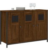 VidaXL Dressoir 100x35x70 cm bewerkt hout bruin eikenkleur