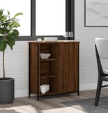 VidaXL Dressoir 70x30x80 cm bewerkt hout bruin eikenkleur