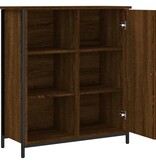 VidaXL Dressoir 70x30x80 cm bewerkt hout bruin eikenkleur