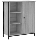 VidaXL Dressoir 70x30x80 cm bewerkt hout grijs sonoma