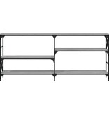 VidaXL Wandtafel 180x29x76,5 cm bewerkt hout grijs sonoma eikenkleurig