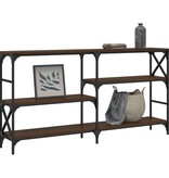 VidaXL Wandtafel 150x29x76,5 cm bewerkt hout bruin eikenkleur